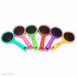 High Quality Hair Beauty Tool Plastic Massage Comb with Mirror