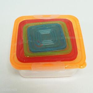 Wholesale Cheap 4PCS Plastic Luch Box Preservation Box