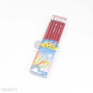 Latest Arrival Red Color HB Pencils With Eraser