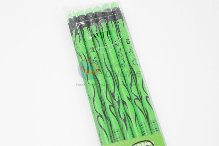 Fashion Design Hot Sale Green Color HB Pencils