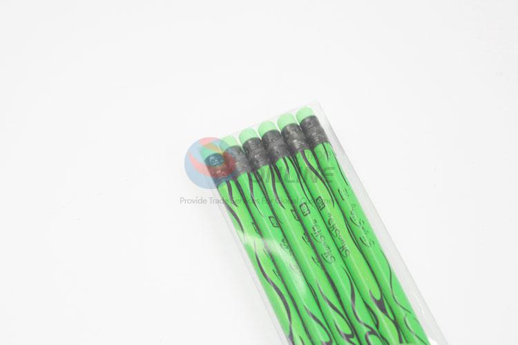 Fashion Design Hot Sale Green Color HB Pencils