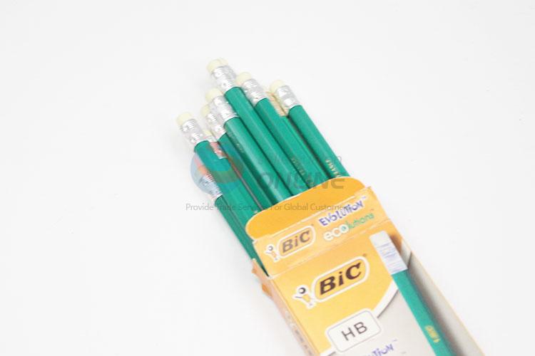 Simple Style Green Color Writing HB Pencils