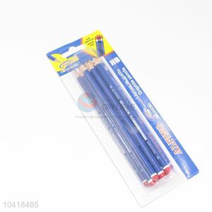 Simple Design Blue Color HB Pencils For Students