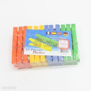 Best High Sales 24Pcs/Set Plastic Hanging Pegs Clips