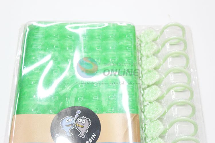 Green Color Waterproof Curtains Bathroom Shower Curtains