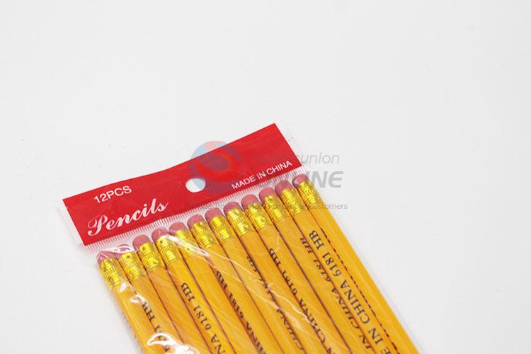 New Wholesale HB Pencil 12Pcs