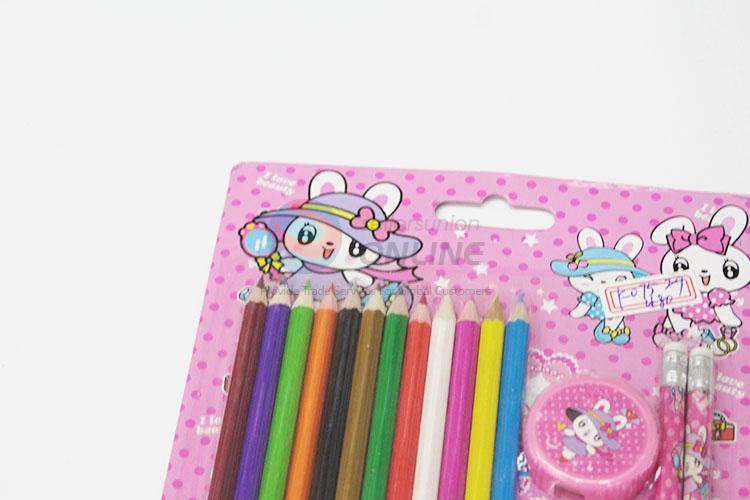 Colored Pencil Watercolor Pen Pencil Eraser Pencil Sharpener Set