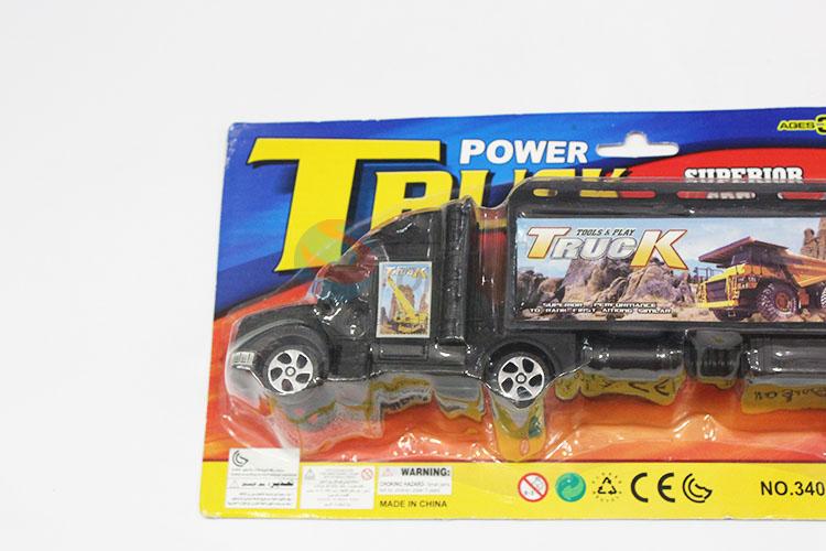 Promotional Plastic Inertial Long Design Truck Car