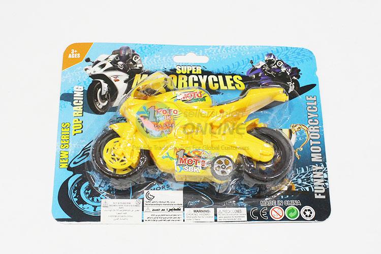 Plastic Pull Back Racing Motorbike Kids Toy