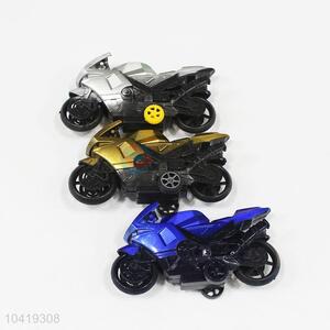 Cool Color Plastic Pull Back Motorbike Toy