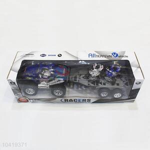 Inertial Trailer Car Toy for Kids