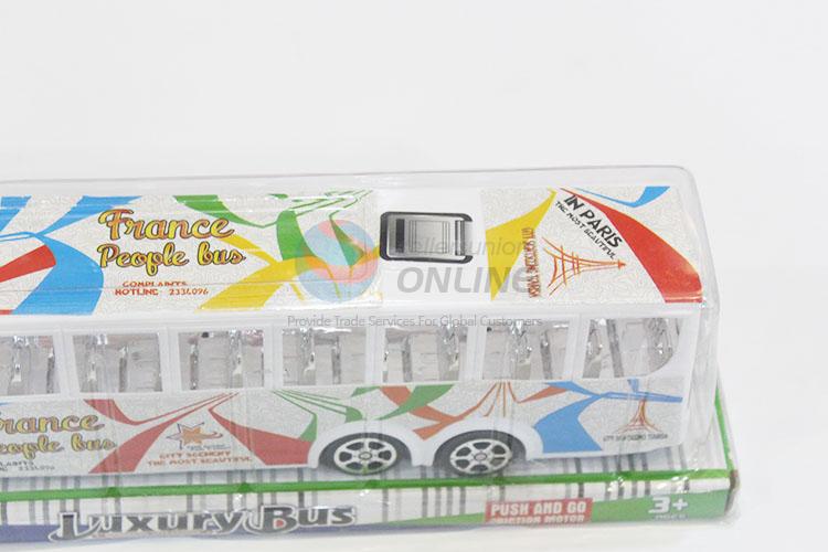 Kids High Quality Inertia Long Bus Toy