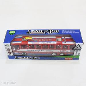 Cool Design Kids Inertia Bus Car Toy with Light Music