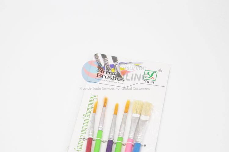 Eco-friendly Wood Handle Art Paintbrush Set