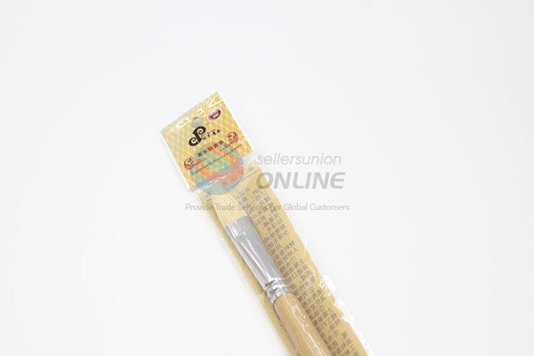 Natural Wood Handle Nylon Art Paintbrush