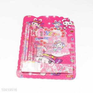 Cartoon Design Stationery Set for Girl