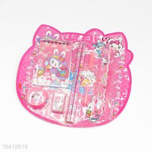 Lovely Cartoon Design Girl Stationery Set