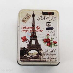 Good quality eiffel tower iron food cans