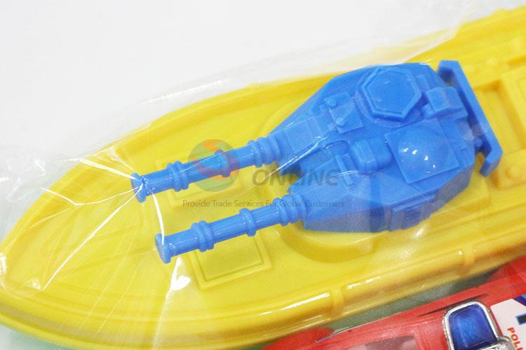 Hot-selling cheap police car/boat toy set