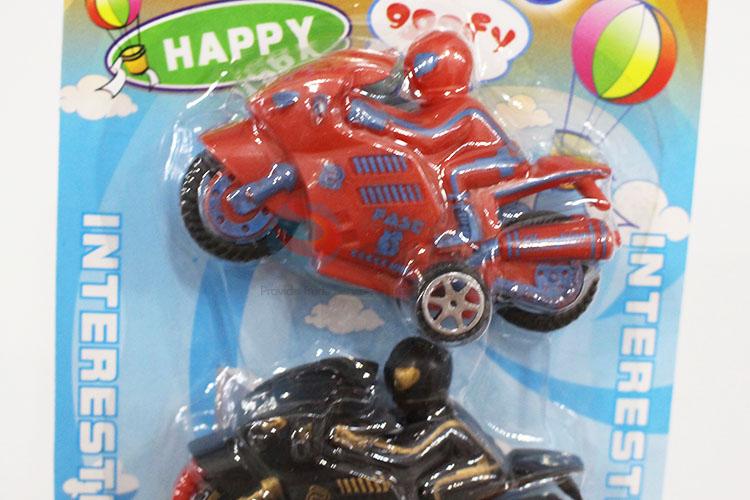 Cool colorful 4pcs motorcycle shape toy