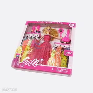 Popular low price dress up doll toy