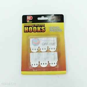 Wholesale 6pcs strong hold sticky hooks