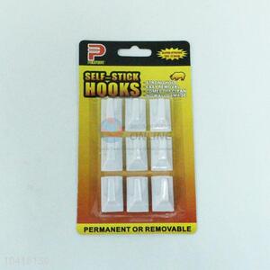 Promotional 9pcs strong hold sticky hooks