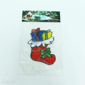 Christmas socks pattern window sticker