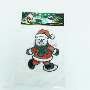 Christmas snowman pattern window sticker