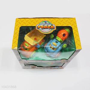 Promotional Plastic Disassembly Engineering Car Kid Toys