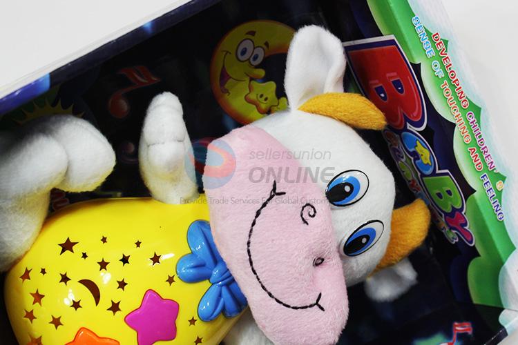 Low Price Trendy Plastic Cattle Model Toys With Light&Music