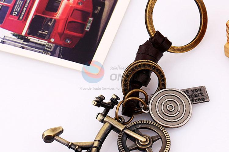 Zinc Alloy Key Chain/Key Ring with Bike