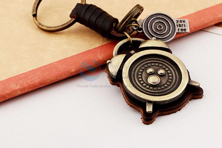 Zinc Alloy Key Chain/Key Ring with Clock