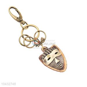 Zinc Alloy Key Chain/Key Ring with Mask