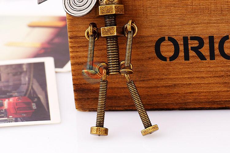 Zinc Alloy Key Chain/Key Ring with Robot