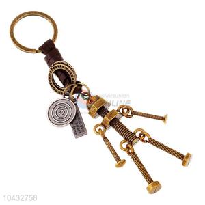 Zinc Alloy Key Chain/Key Ring with Robot