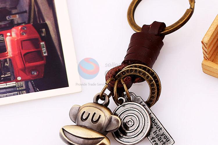 Zinc Alloy Key Chain/Key Ring with Monkey