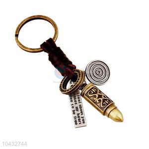 Zinc Alloy Key Chain/Key Ring with Bullet