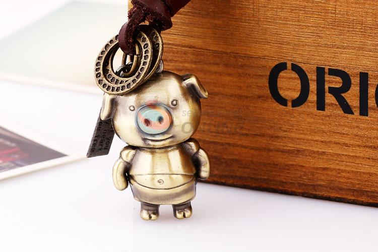 Zinc Alloy Key Chain/Key Ring with Pig