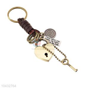 Zinc Alloy Key Chain/Key Ring with Heart