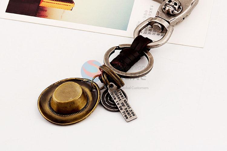 Zinc Alloy Key Chain/Key Ring with Hat