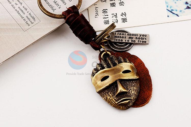 Zinc Alloy Key Chain/Key Ring with Mask