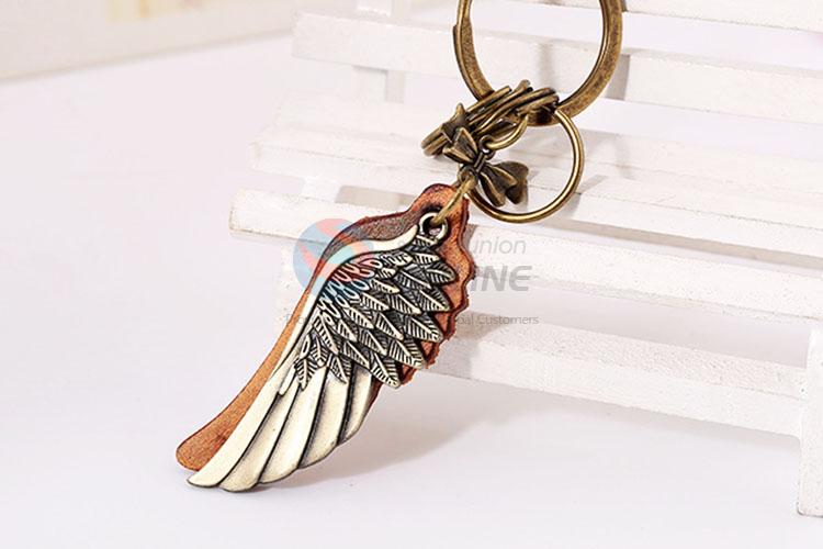 Zinc Alloy Key Chain/Key Ring with Wing