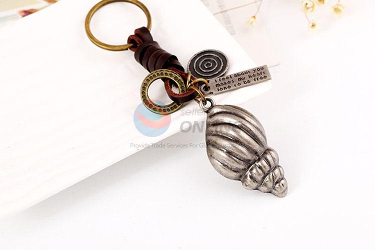 Conch Zinc Alloy Key Chain/Key Ring