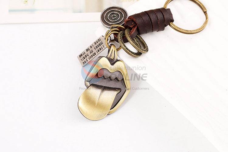 Mouth Zinc Alloy Key Chain/Key Ring