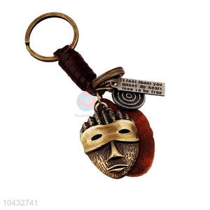 Zinc Alloy Key Chain/Key Ring with Mask