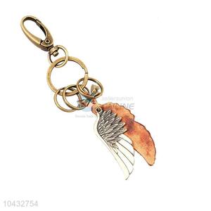 Zinc Alloy Key Chain/Key Ring with Wing