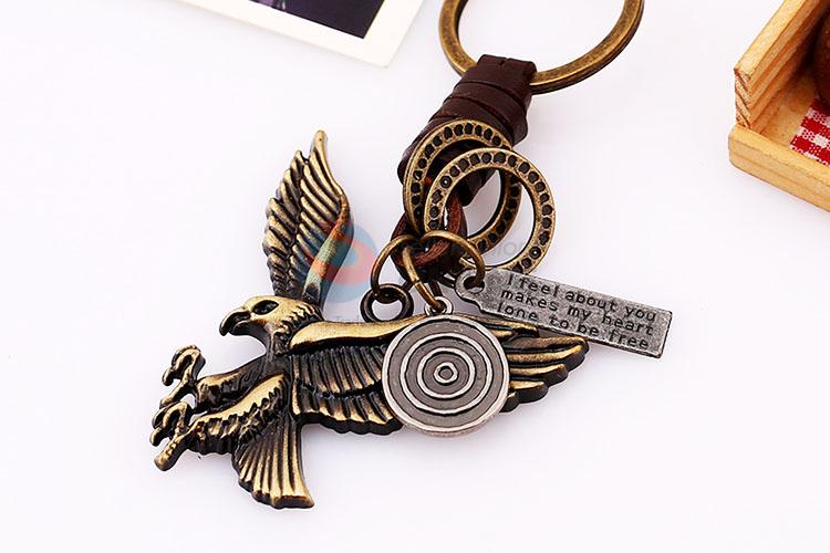 Zinc Alloy Key Chain/Key Ring with Eagle