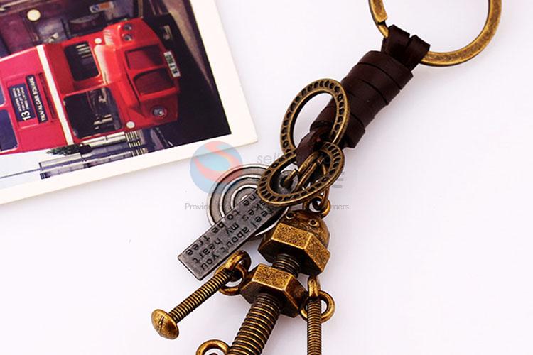 Zinc Alloy Key Chain/Key Ring with Robot