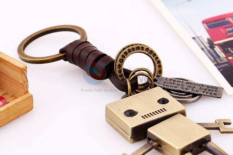 Zinc Alloy Key Chain/Key Ring with Robot